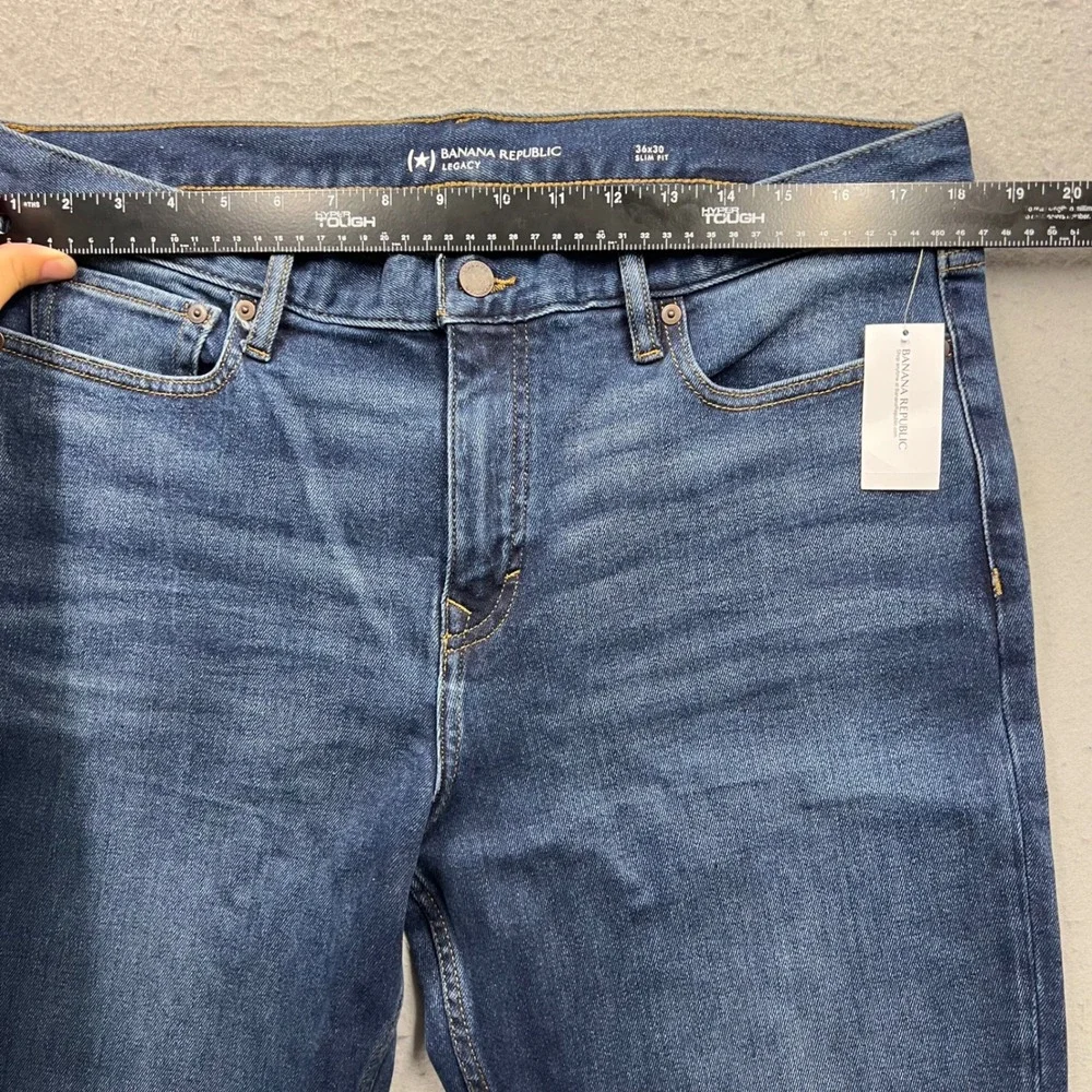 Banana Republic Legacy Slim Fit Jeans Mens 36x30 Medium Wash Blue 488643-00-1